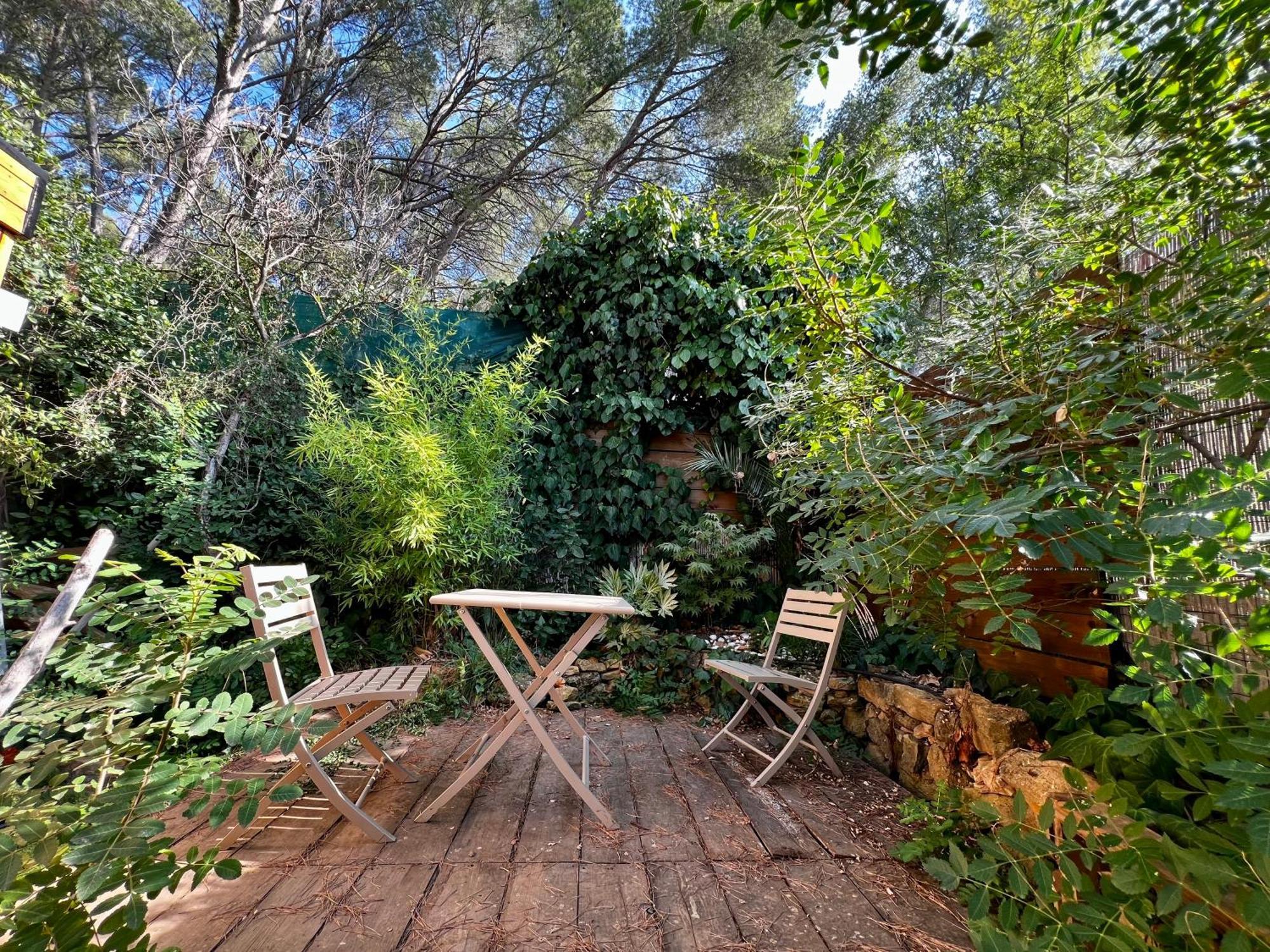 Charmant Studio Lodge Climatise Avec Jardin Et Vue Sur Le Pic Saint Loup Jacou Exteriér fotografie